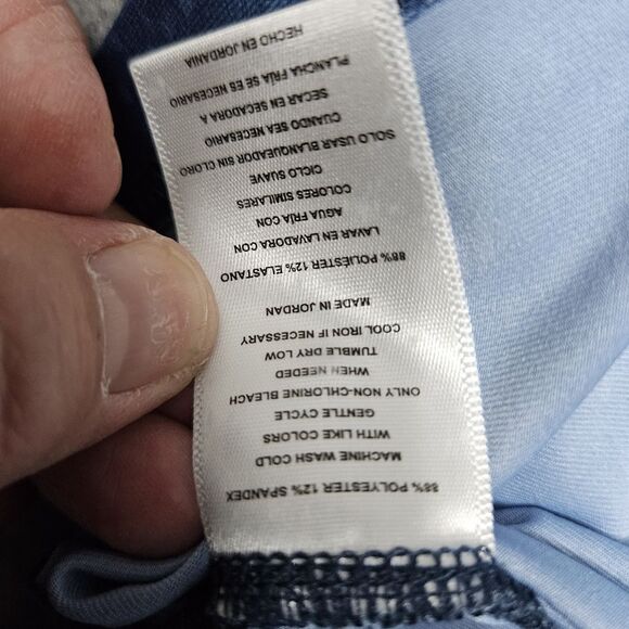 Hickey Freeman Polo Shirt Men's XL Blue Clover Print Performance‎ Golf - Picture 8 of 10